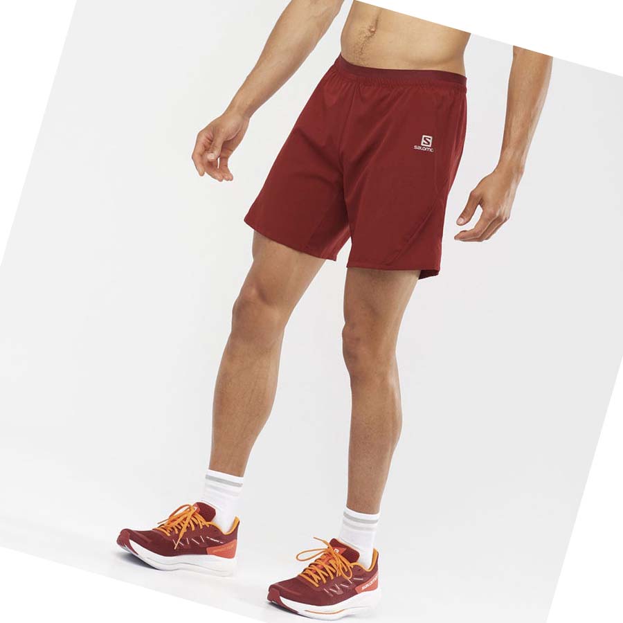 Bermudas Salomon CROSS 7'' Hombre Rojos | MX 3165KOR